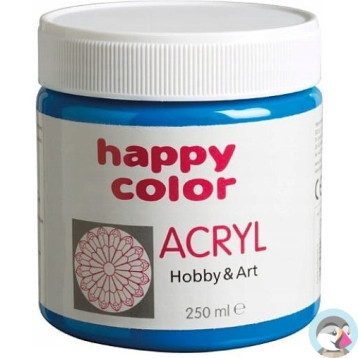 Farba akrylowa 250ml niebieski HA7370 0250-3 Happy Color
