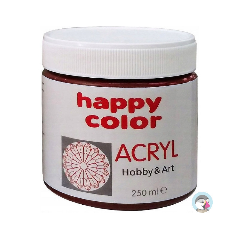Farba akrylowa 250ml brązowy HA 7370 0250-7 Happy Color