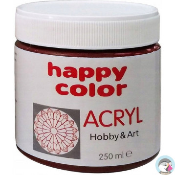 Farba akrylowa 250ml brązowy HA 7370 0250-7 Happy Color