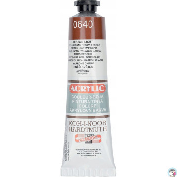 Farba akrylowa 40ml jasno brązowa 162738 KOH-I-NOOR