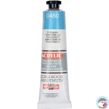 Farba akrylowa 162735 turkus 0460 40ml. KOH-I-NOOR