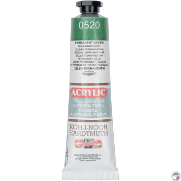 Farba akrylowa 162736 zieleń pernam.0520 40ml. KOH-I-NOOR
