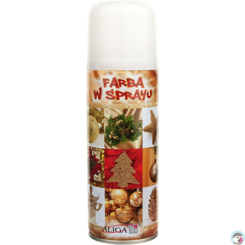 Farba w sprayu biała FS-100 ALIGA