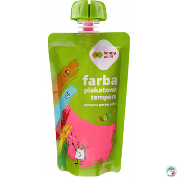 Farba plakatowa tempera różowa 100ml HA 3310 0100-20 HAPPY COLOR
