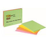 Bloczek samoprzylepny 203x149mm 45k mix kolorów (4szt) POST-IT 6845-SSP MEETING 70005253326 3M