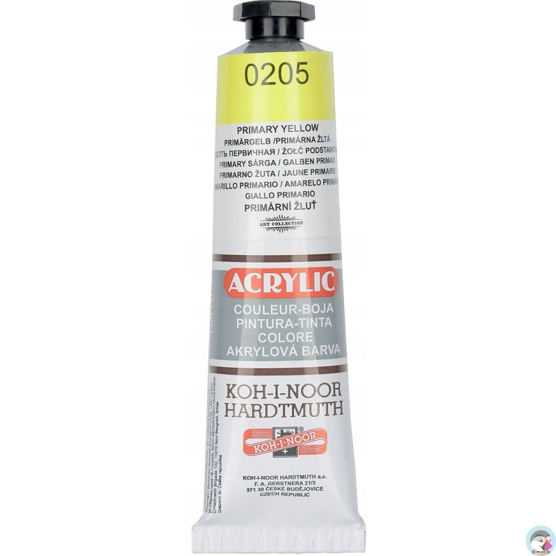 Farba akrylowa 162708 żółta 40ml. KOH-I-NOOR