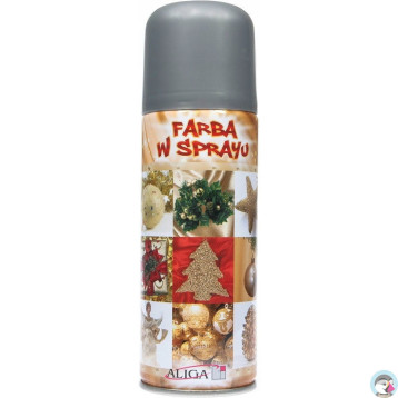 Farba w sprayu srebrna FS-100 ALIGA