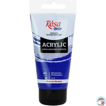 Farba akrylowa Rosa Studio 75ml ULTRAMARINE 402