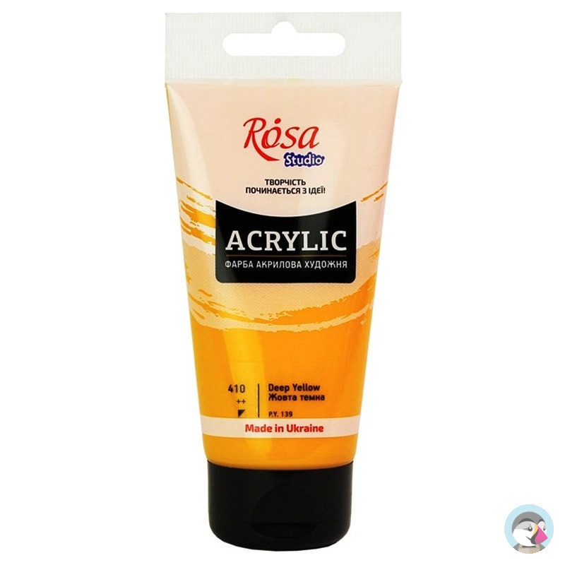 Farba akrylowa Rosa Studio 75ml DARK YELLOW 410