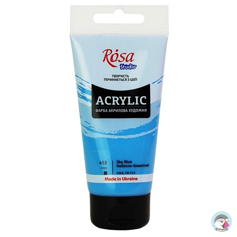 Farba akrylowa Rosa Studio 75ml SKY-BLUE 413