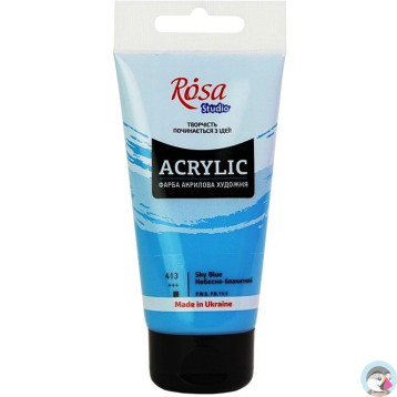 Farba akrylowa Rosa Studio 75ml SKY-BLUE 413