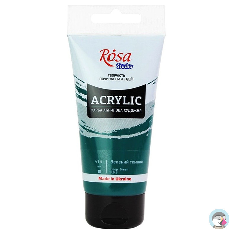 Farba akrylowa Rosa Studio 75ml DEEP GREEN 416