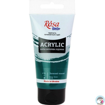 Farba akrylowa Rosa Studio 75ml DEEP GREEN 416