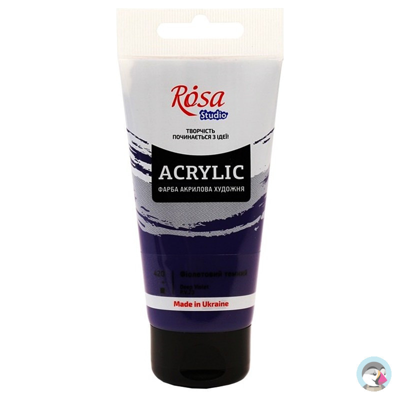 Farba akrylowa Rosa Studio 75ml DARK VIOLET 420