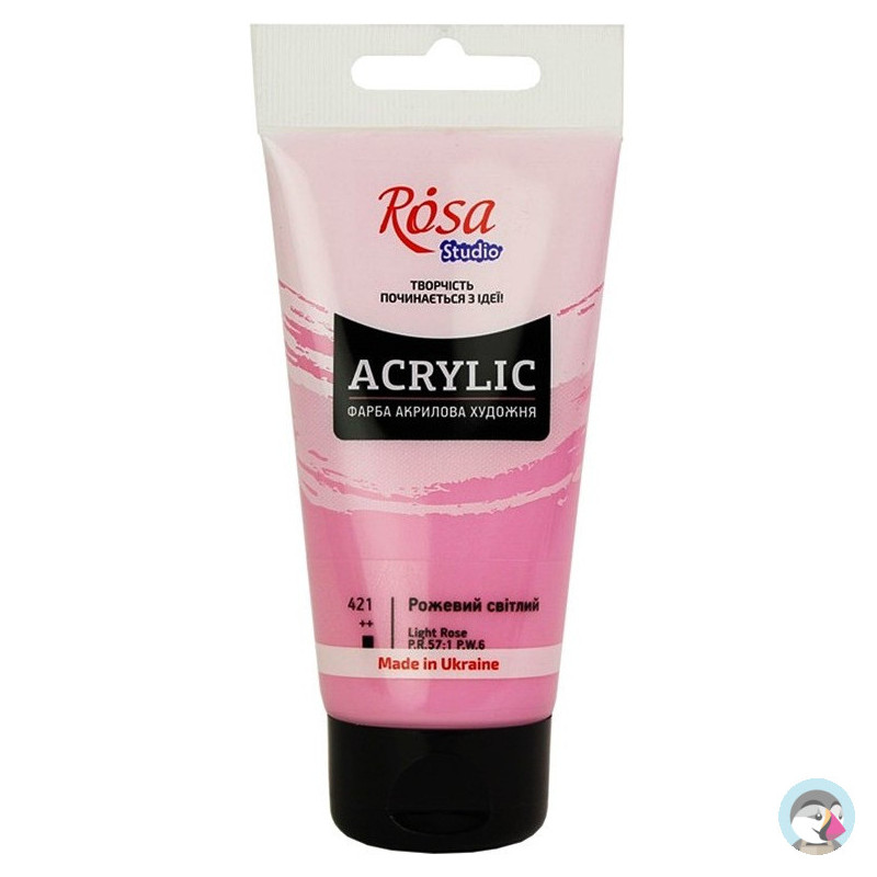 Farba akrylowa Rosa Studio 75ml LIGHT PINK 421