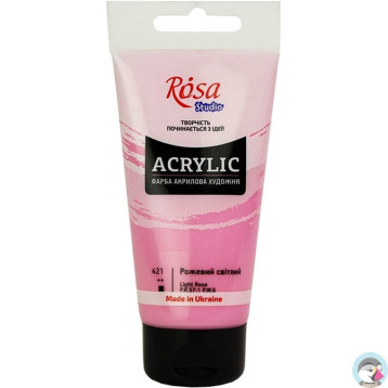 Farba akrylowa Rosa Studio 75ml LIGHT PINK 421