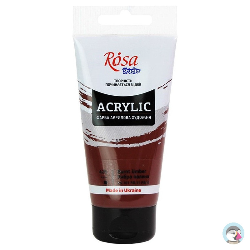 Farba akrylowa Rosa Studio 75ml BURNT UMBER 426
