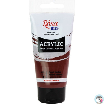Farba akrylowa Rosa Studio 75ml BURNT UMBER 426