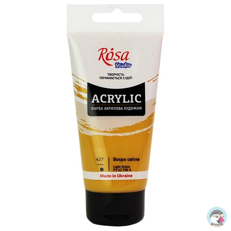 Farba akrylowa Rosa Studio 75ml LIGHT OCHRE 427
