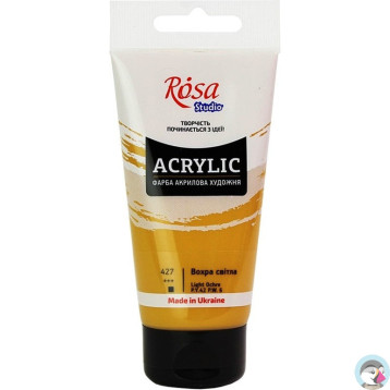 Farba akrylowa Rosa Studio 75ml LIGHT OCHRE 427