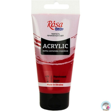 Farba akrylowa Rosa Studio 75ml CARMINE 429
