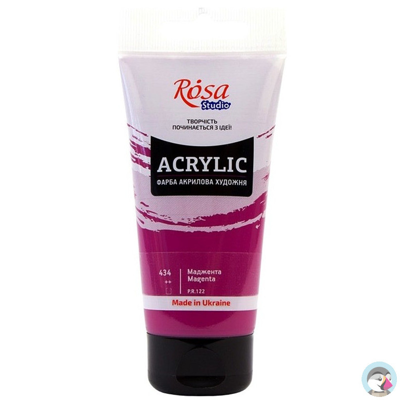 Farba akrylowa Rosa Studio 75ml MAGENTA 434