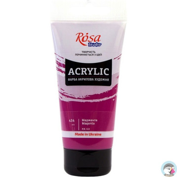 Farba akrylowa Rosa Studio 75ml MAGENTA 434
