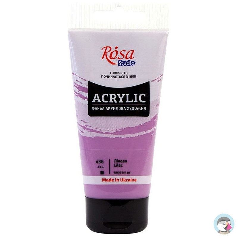 Farba akrylowa Rosa Studio 75ml LILAC 436