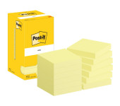 Bloczek samoprzylepny 76x76mm 100k żółty POST-IT (12szt) 4064035065676 3M