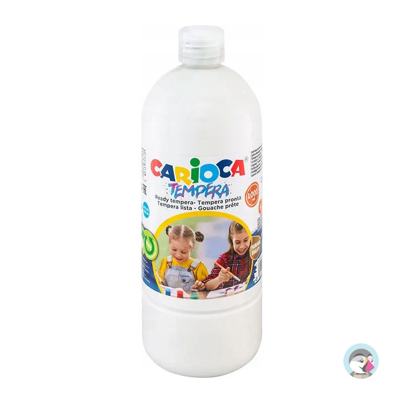 Farba CARIOCA TEMPERA 1000ml biała (40430/01) 170-2639