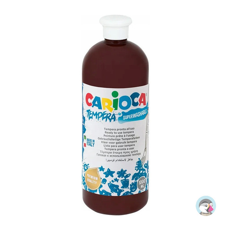 Farba CARIOCA TEMPERA 1000ml brązowa 170-2660