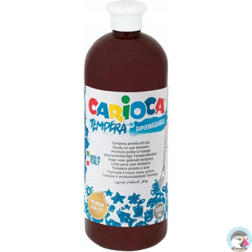 Farba CARIOCA TEMPERA 1000ml brązowa 170-2660