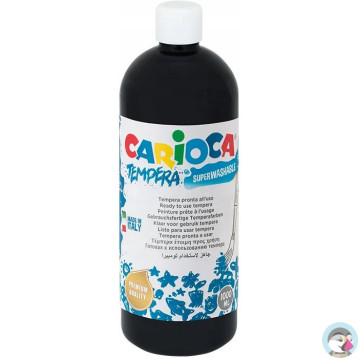 Farba CARIOCA TEMPERA 1000ml czarna 170-2642