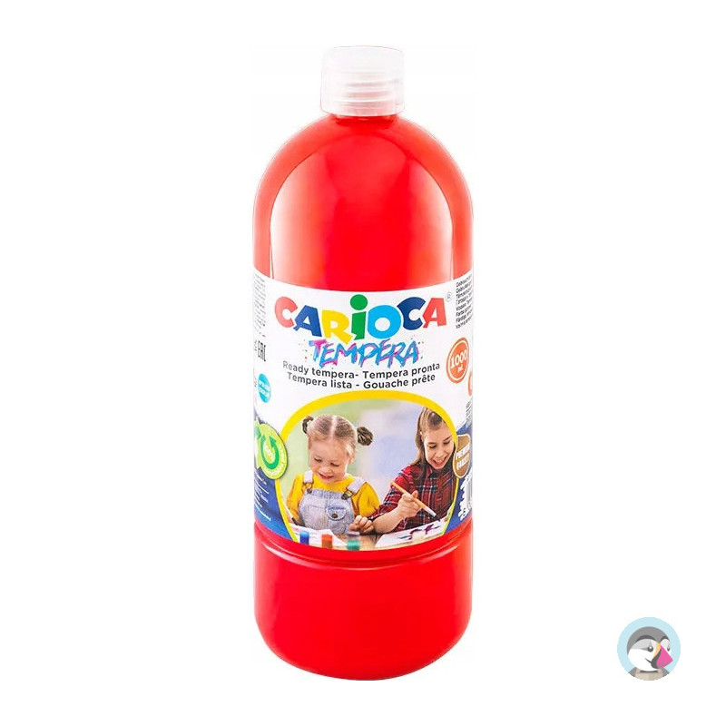 Farba CARIOCA TEMPERA 1000ml czerwona 170-1444 / 170-2643