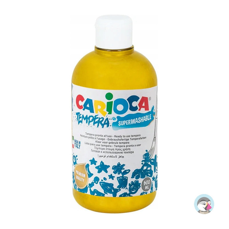 Farba CARIOCA TEMPERA 500ml złota (40427/19) 170-2217/2667