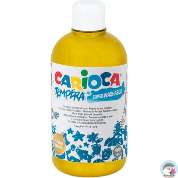 Farba CARIOCA TEMPERA 500ml złota (40427/19) 170-2217/2667