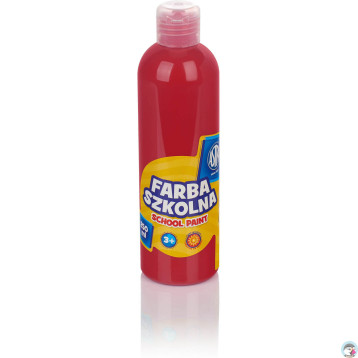 Farba plakatowa szkolna Astra 250ml czerwona 301217012 ASTRA