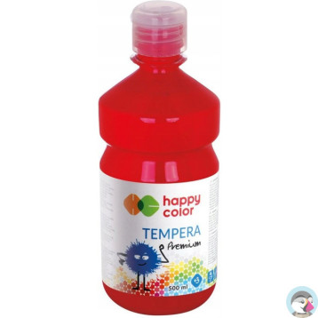 Farba TEMPERA Premium 500ml ciemnoczerwona HAPPY COLOR HA 3310 0500-26