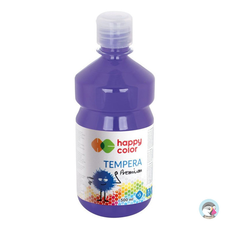 Farba TEMPERA Premium 500ml fioletowa HAPPY COLOR HA 3310 0500-61