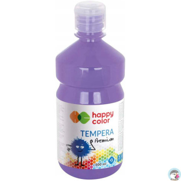Farba TEMPERA Premium 500ml lawendowa HAPPY COLOR HA 3310 0500-62