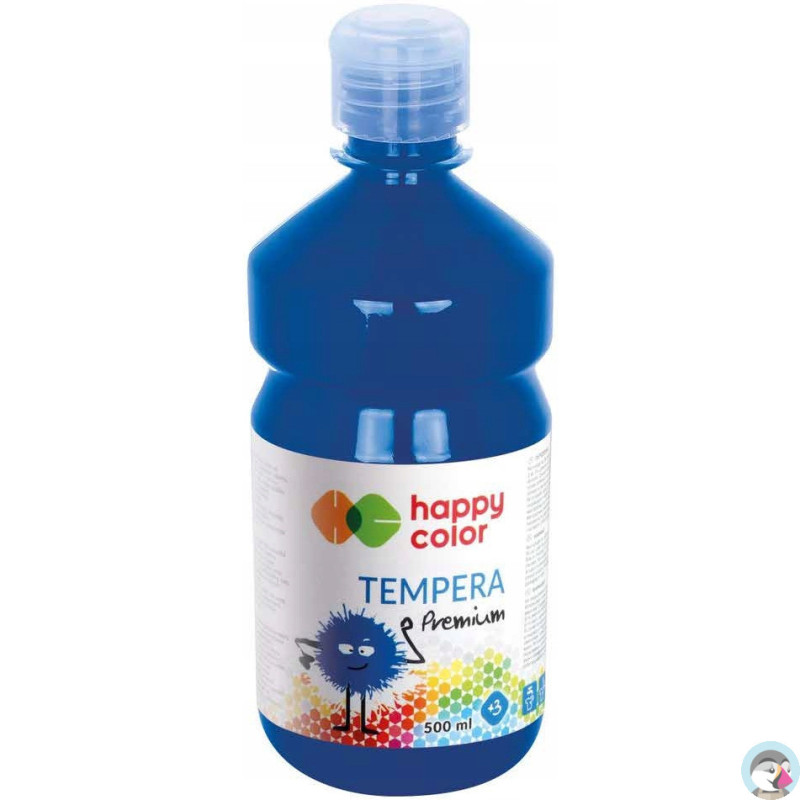 Farba TEMPERA Premium 500ml granatowa HAPPY COLOR HA 3310 0500-33