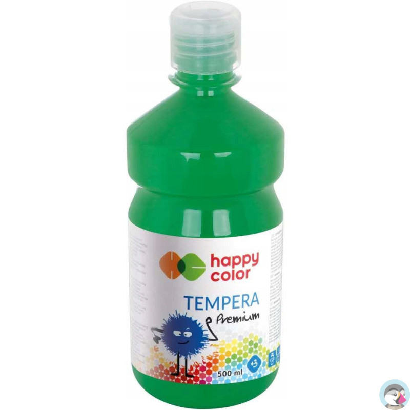 Farba TEMPERA Premium 500ml zielona HAPPY COLOR HA 3310 0500-5