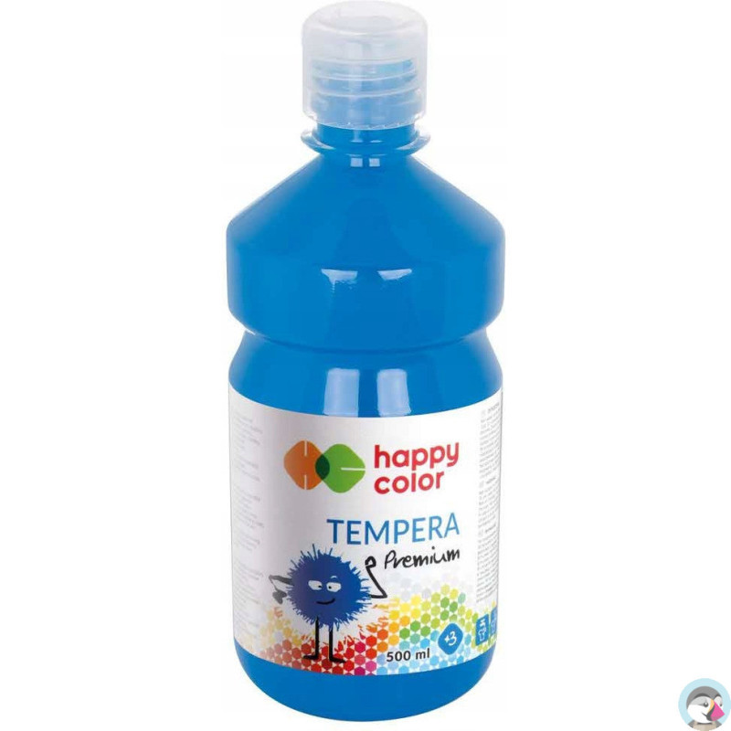 Farba TEMPERA Premium 500ml błękitna HAPPY COLOR HA 3310 500-30