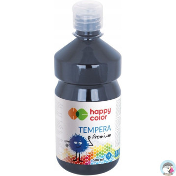 Farba TEMPERA Premium 500ml grafitowa HA 3310 500-88 HAPPY COLOR