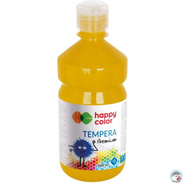Farba TEMPERA Premium 500ml ciemnożółty HAPPY COLOR HA 3310 0500-16