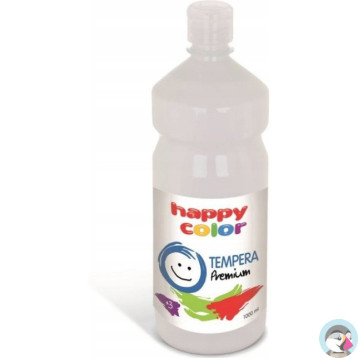 Farba TEMPERA Premium 1000ml biała HAPPY COLOR 3310 1000-0