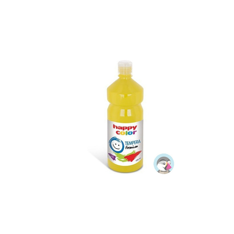 Farba TEMPERA Premium 1000ml żółty HAPPY COLOR 3310 1000-1
