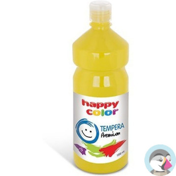 Farba TEMPERA Premium 1000ml żółty HAPPY COLOR 3310 1000-1