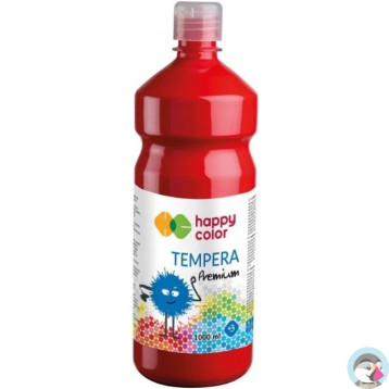 Farba TEMPERA Premium 1000ml czerwona HAPPY COLOR 3310 1000-2