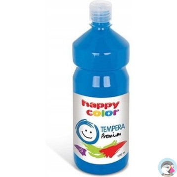 Farba TEMPERA Premium 1000ml niebieska HAPPY COLOR 3310 1000-3